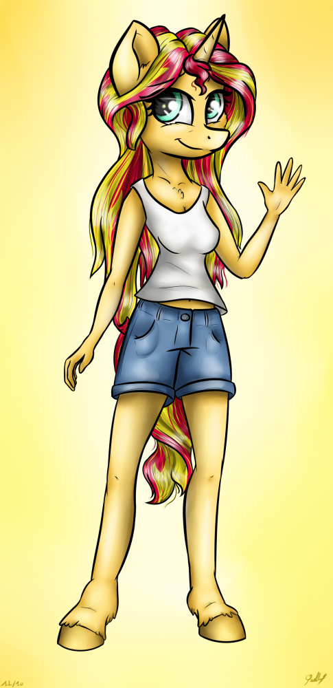 Anthro Sunset Shimmer