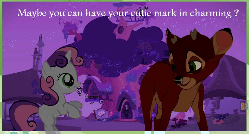 Maybe you can have your cutie mark in charming ?