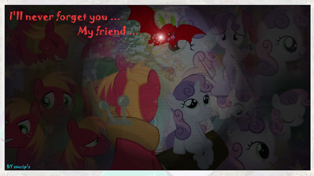 I'll never forget you ....My friend ...