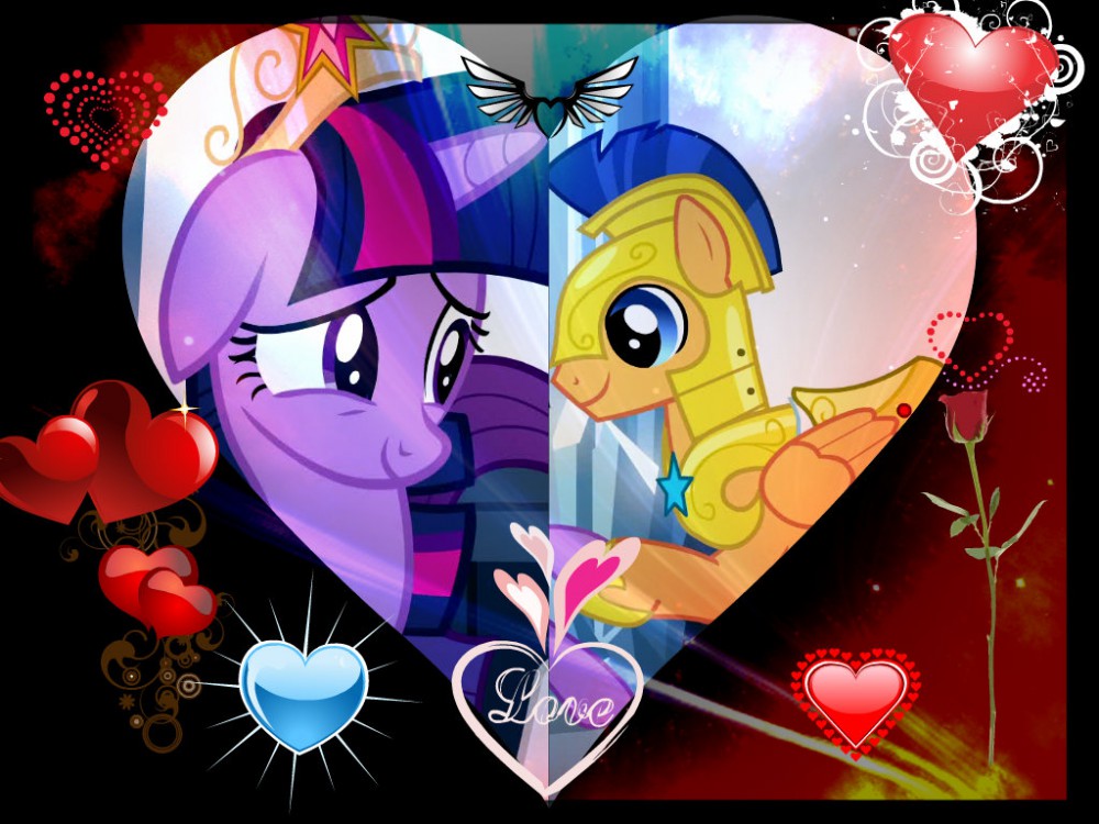 Twilight Sparkle&Flash Sentry