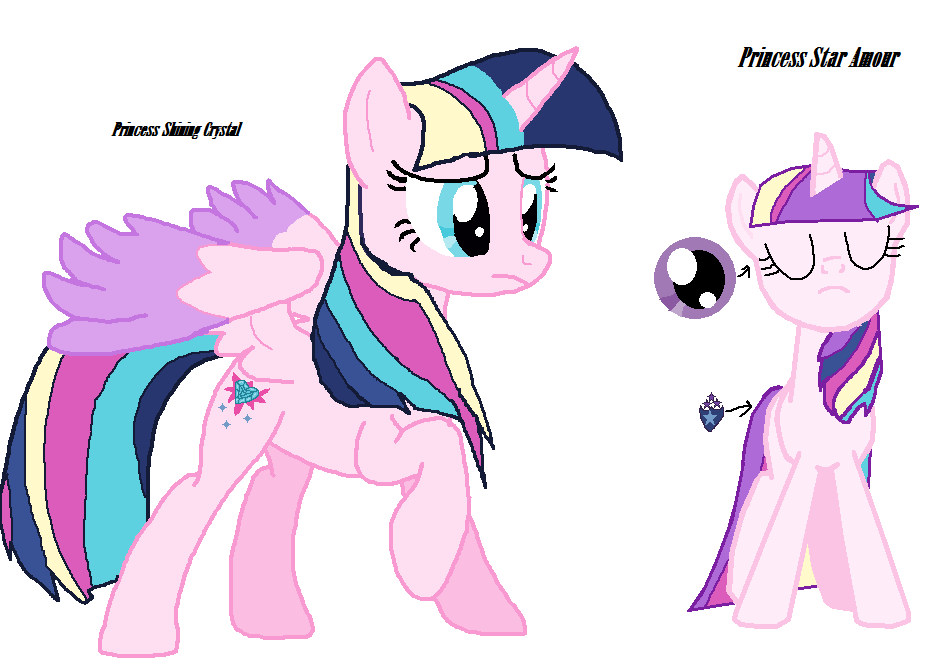Shining Amour & Princess Cadence's Daughters