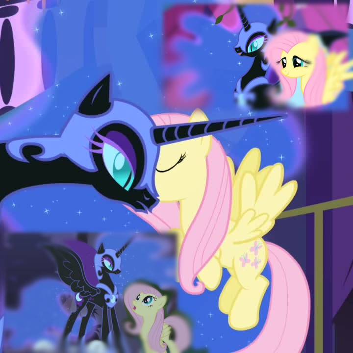 Nightmare Moon X Fluttershy