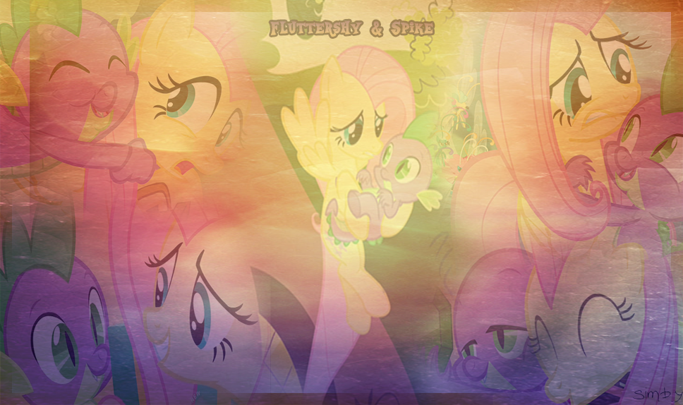Fluttershy & Spike - For my angel <3