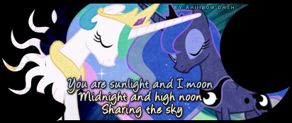 Broadway Sig: Celestia and Luna