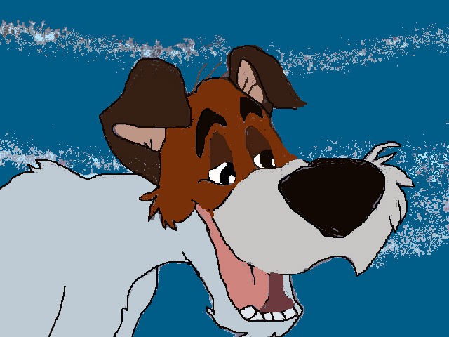 Dodger Drawing Colored