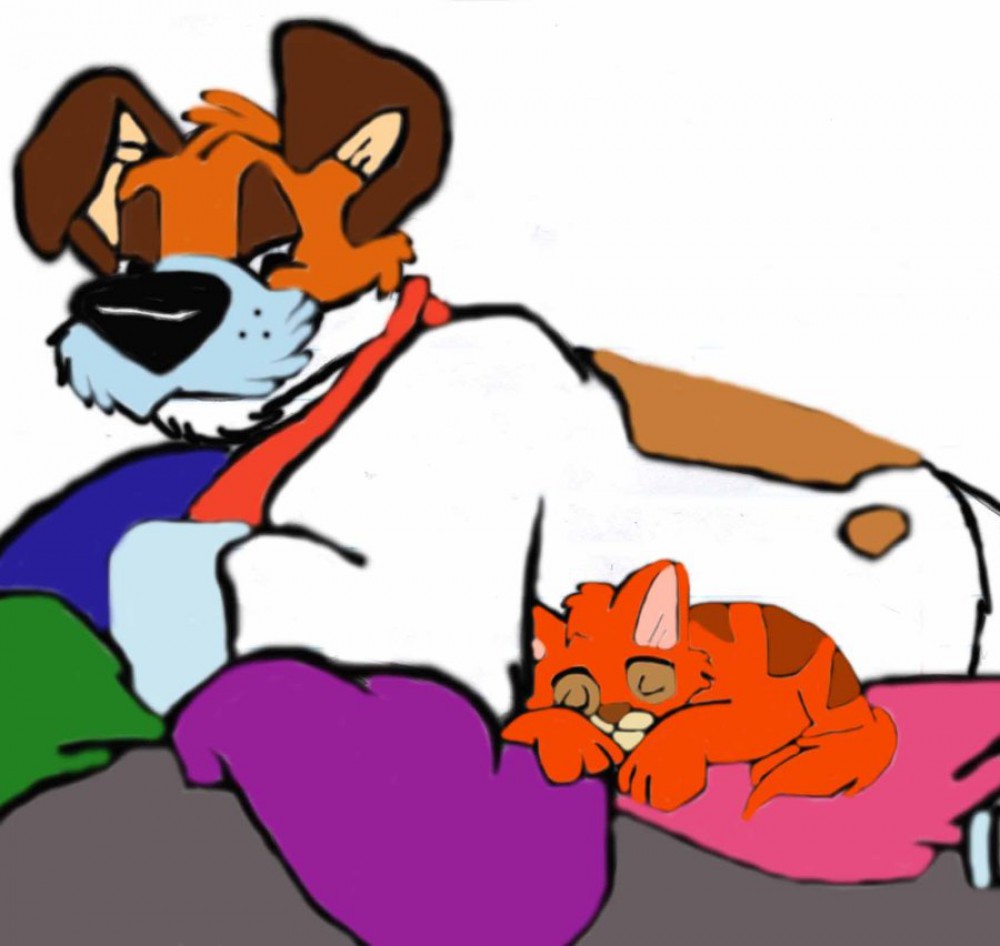 Oliver Dodger Lineart Colored