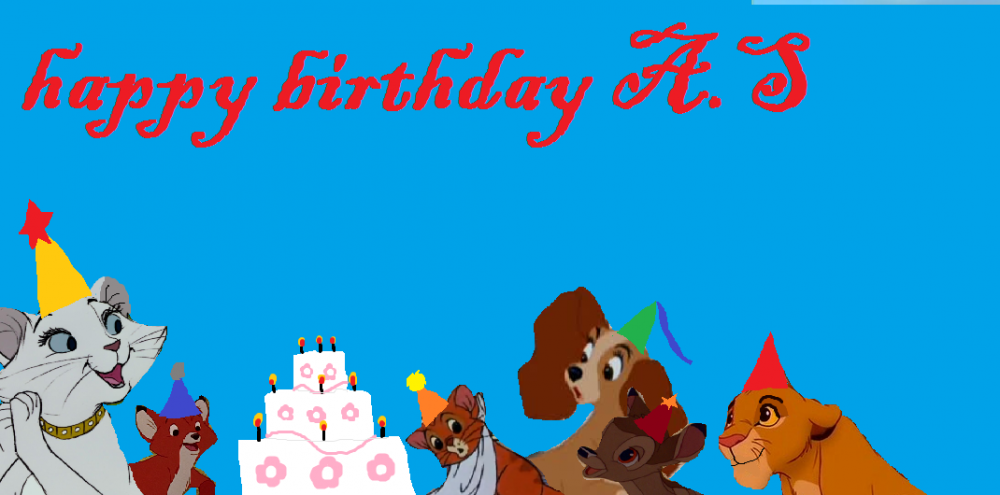 happy birthay A.S!