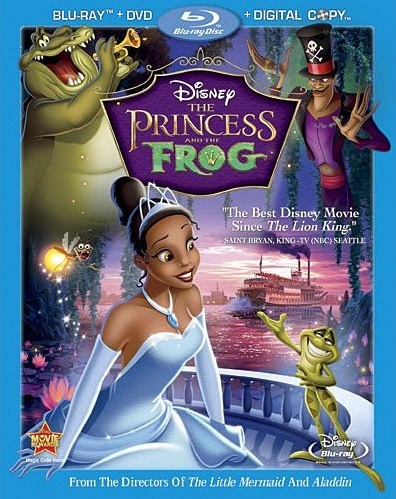 The Princess & The Frog DVD + Bluray combo