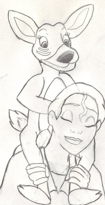 Piggy Back Ride Sketch Request