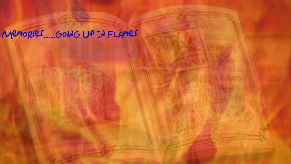 Memories.....Going Up In Flames