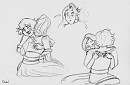 Stay close, don't leave me, please (but happy)