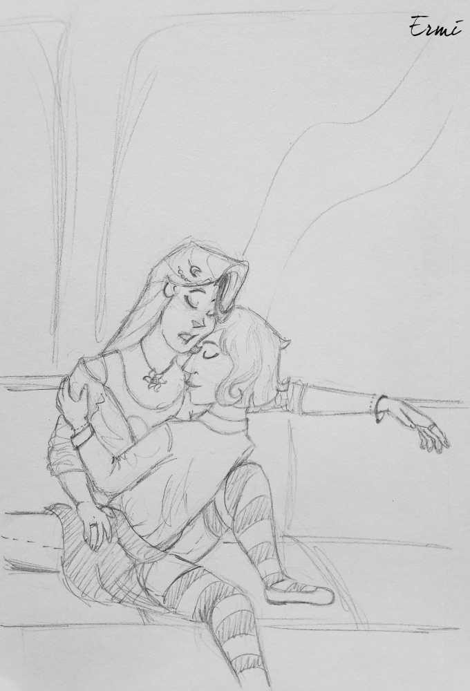 Sleepy train ride back home
