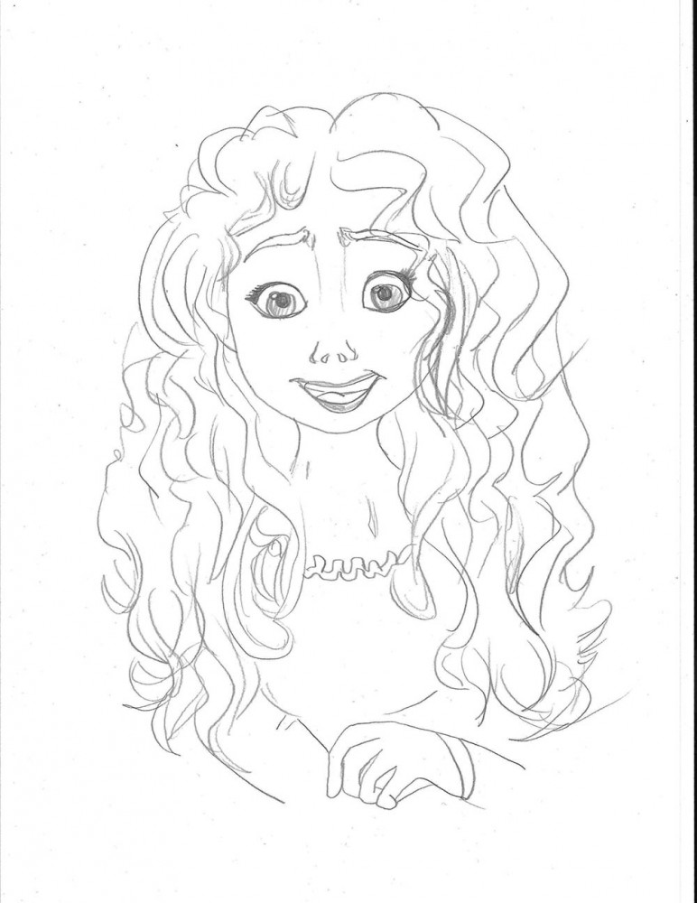 Un sketch de Merida