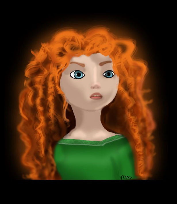 Portrait de Merida