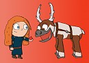 Merida et Sven (pour le projet de Saint Valentin)