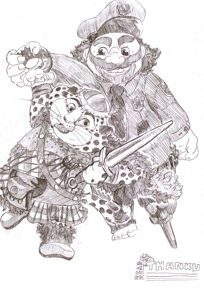 Fergus et ClawHauser