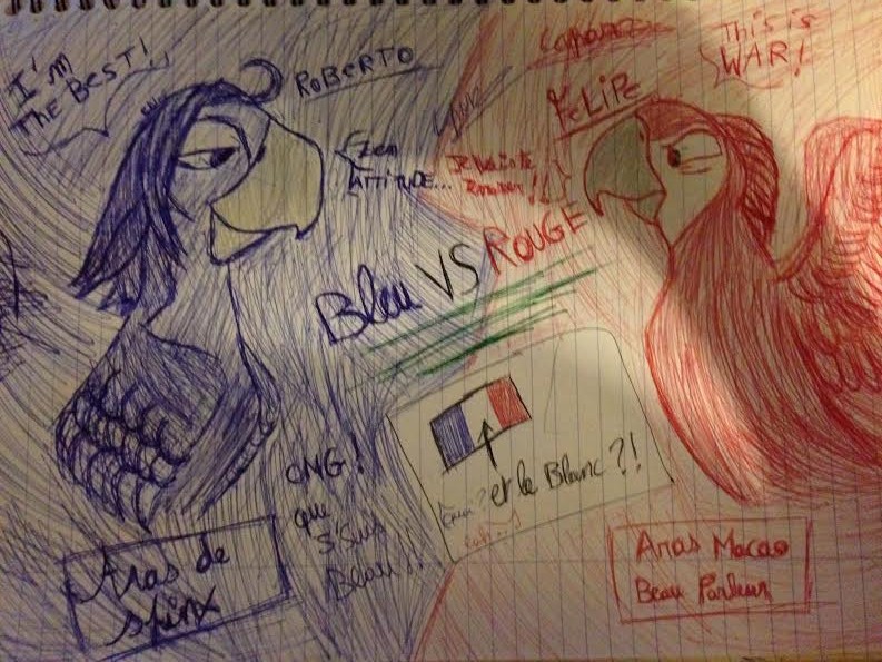 bleuVSrouge