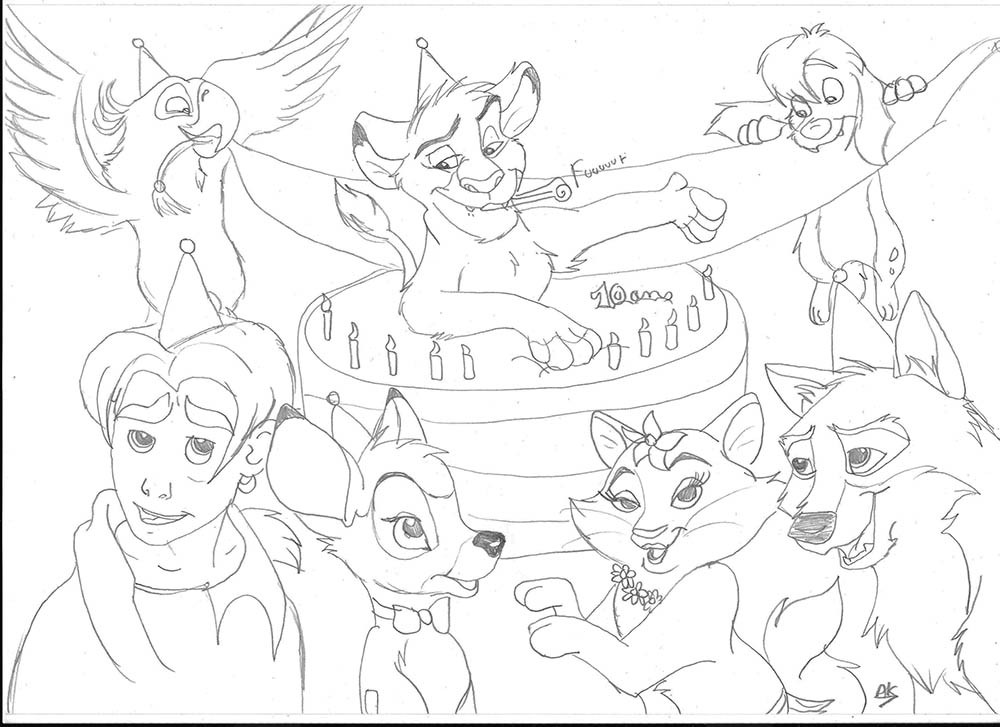 Bon anniversaire animation source!