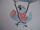 Blu dans les airs