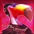 Just be yourself, go on!