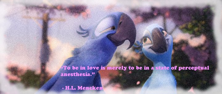 To be in love...