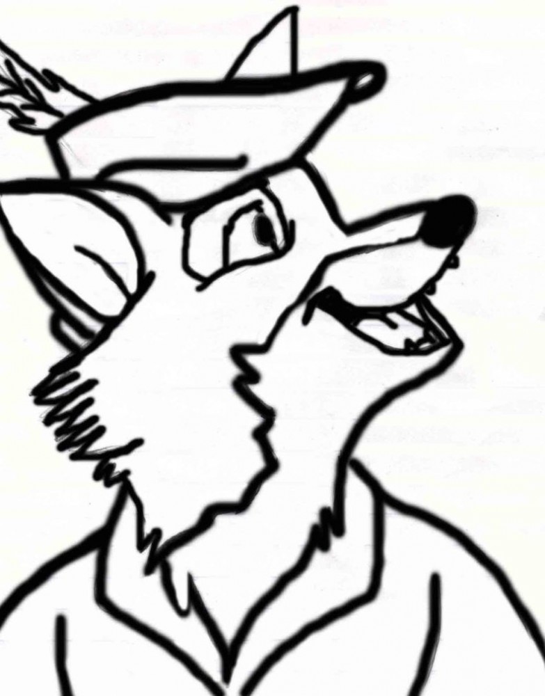 Robin Hood Empty Lineart 2