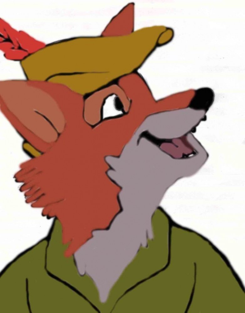 Robin Hood Colored Lineart 2