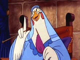 Detail Lady Cluck