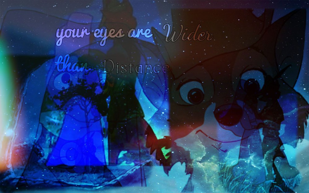 your eyes are wider than distance