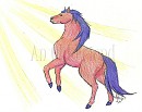 Red Roan Fail = Sherbert Colored Coolness