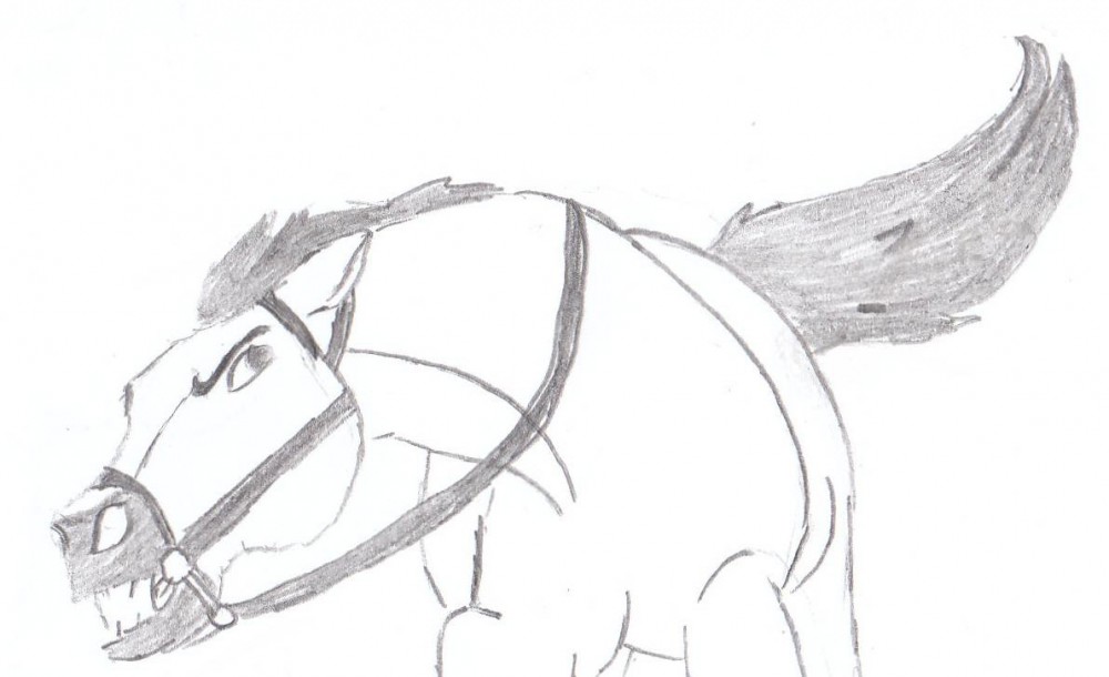 first attempt at drawing Spirit