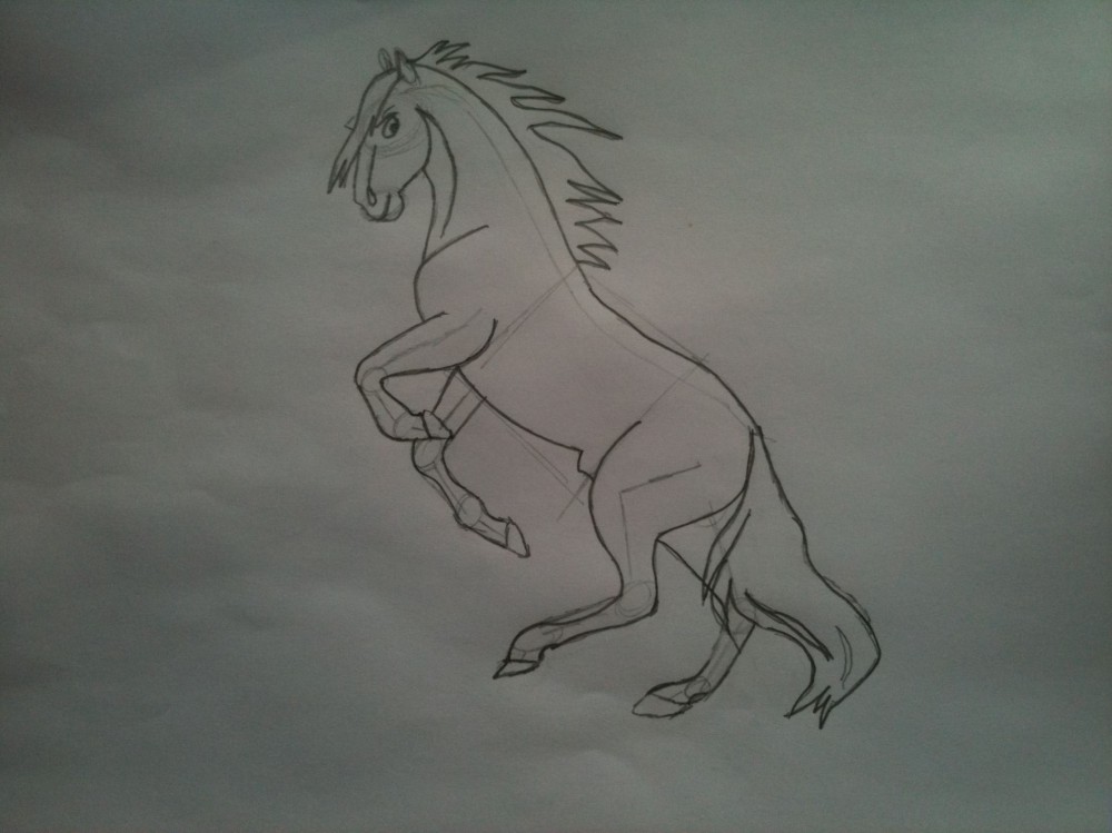 Rearing Horse