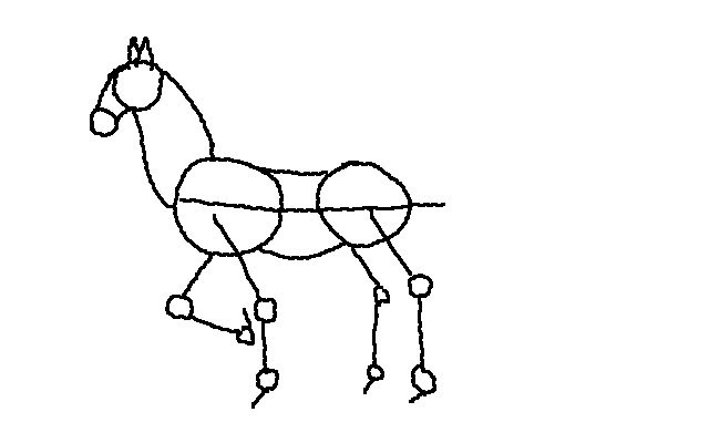 I'm sharing my secret with you for drawing horses
