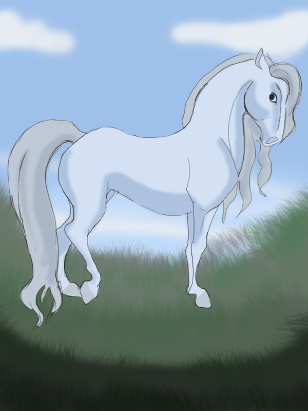 the horse from the move Escape to New York