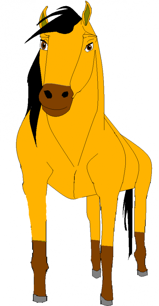Spirit drawn in Microsoft Paint
