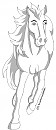Horse lineart