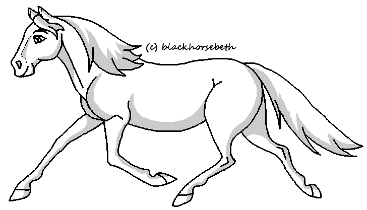 Trotting Lineart