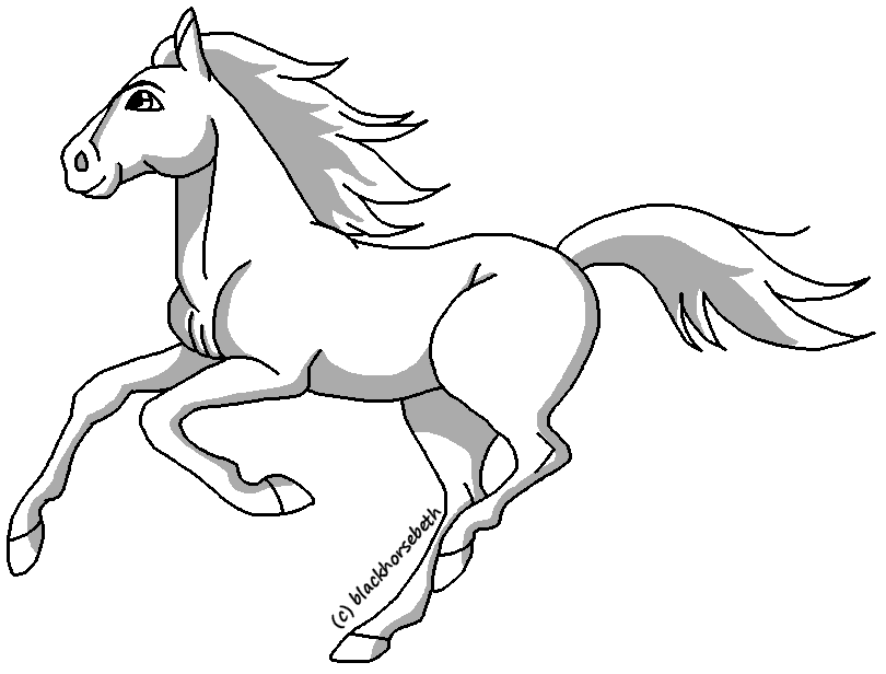 Yearling lineart