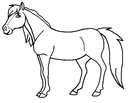 horse Lineart