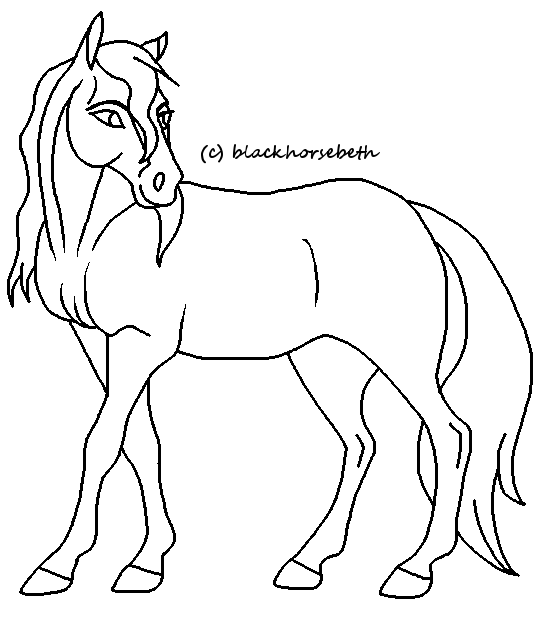 Mare Lineart