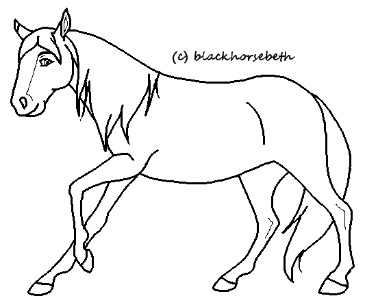 Mare Lineart