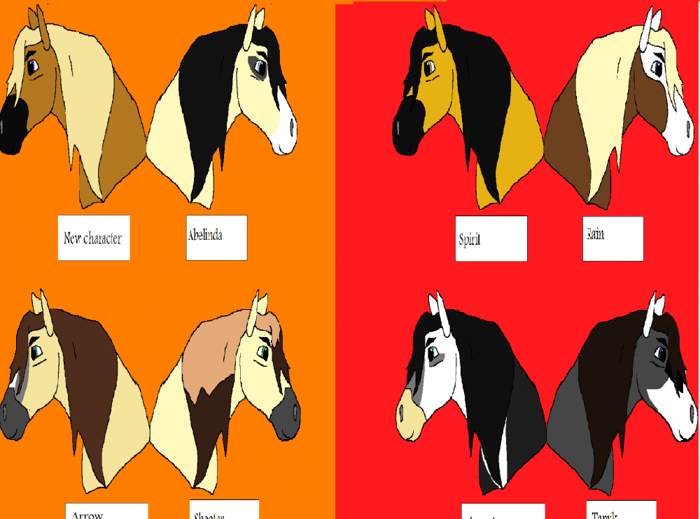 Horses doodle