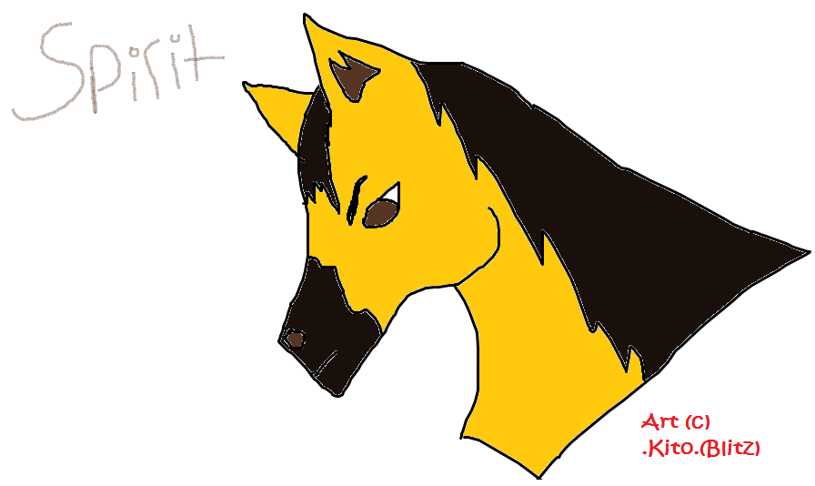 Dude, it's a drawing of Spirit! 8D