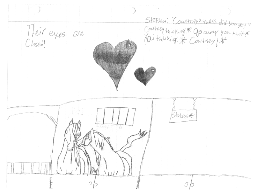 Courtney and Kai  (Howrse couple.)