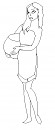 Girl lineart