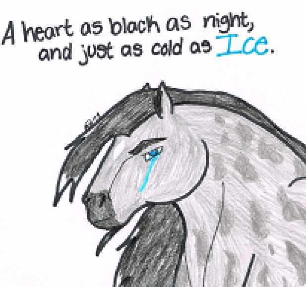 A heart as black as night....