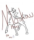 Moskau Foal/Offspring lineart.
