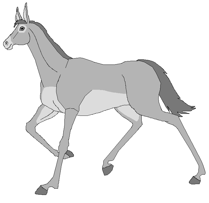 Genderless mule lineart