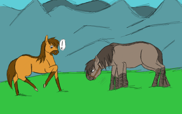 Spirit and Sleipnir xD