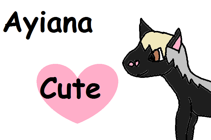 Ayiana as a cute digital drawing!